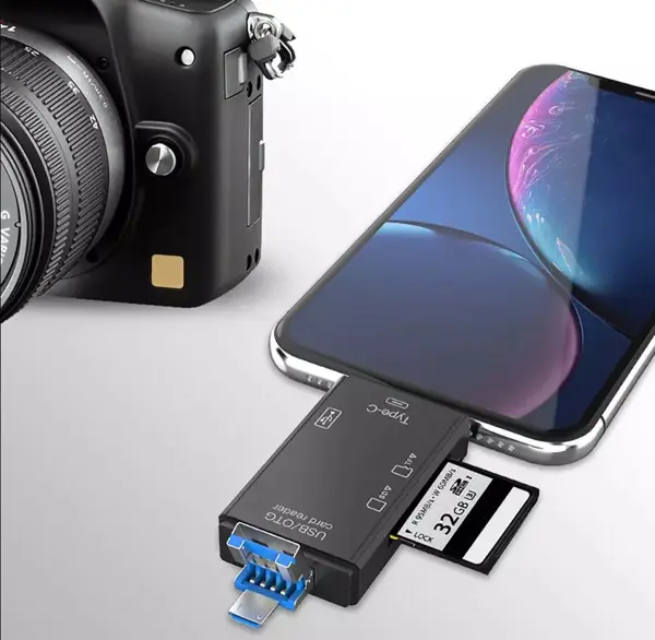 Мульти картридер USB  5в1 SIPL Мульти картридер USB  5в1 SIPL