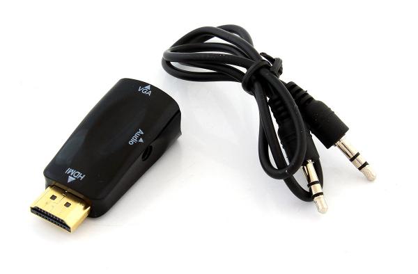 Адаптер HDMI в VGA D-Sub + аудиовыход SiPL Адаптер HDMI в VGA D-Sub + аудиовыход SiPL