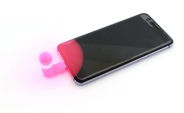 Мини вентилятор SiPL в разъем microUSB розовый Мини вентилятор SiPL в разъем microUSB розовый