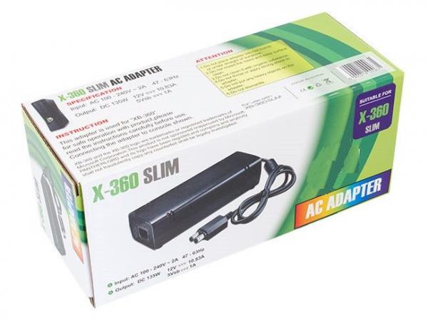 Адаптер,Блок питания для Xbox 360 Slim Адаптер,Блок питания для Xbox 360 Slim