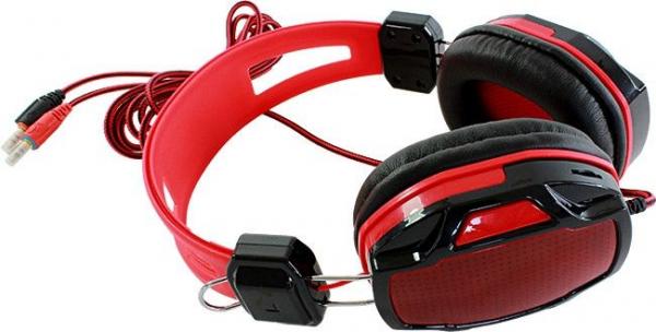 Игровые наушники с микрофоном,с усиленным кабелем SiPL Red Игровые наушники с микрофоном,с усиленным кабелем SiPL Red