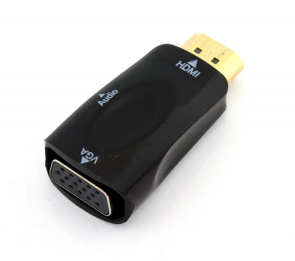 Адаптер HDMI в VGA D-Sub + аудиовыход SiPL Адаптер HDMI в VGA D-Sub + аудиовыход SiPL